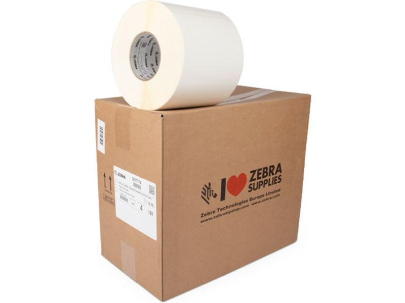 Zebra 3011714 Etiket Zwart op wit (148 mm x 120 mm) 4 rollen