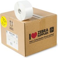 Zebra 880247-025D (Z-Ultimate 3000T) - (51 mm x 25 mm) 12 rouleaux - Noir sur blanc - Étiquette