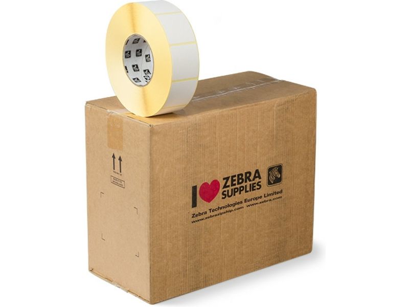 Zebra 880010-050 Etiket Zwart op wit (51 mm x 51 mm) 10 rollen