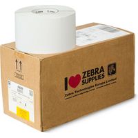Zebra 66088 - (102 mm x 152 mm) 4 rouleaux - Noir sur blanc - Étiquette