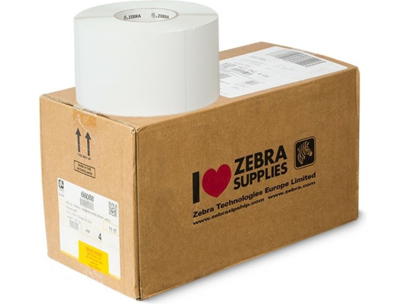 Zebra 66088 Etiket Zwart op wit (102 mm x 152 mm) 4 rollen