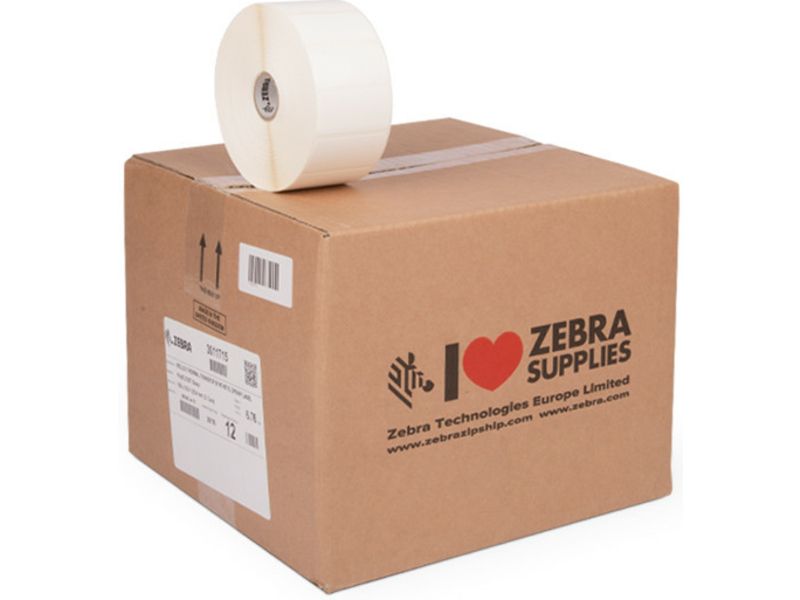 Zebra 3011715 Etiket Zwart op wit