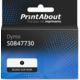Ruban compatible Dymo S0847730 - Blanc sur noir