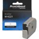 Ruban compatible Brother M-K221 - (9 mm) - Noir sur blanc