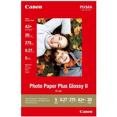 Canon PP-201 Photo Paper Plus Glossy II 275 gram A3+ (20 vel) - Papier photo