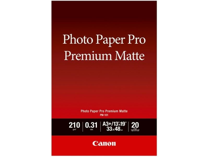 Canon PM-101 Premium Matte Paper A3+ (20 vellen) - Papier photo