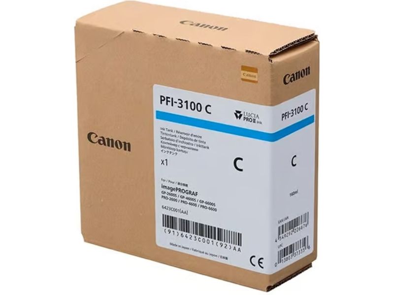 Canon PFI-3100C - Cyan - Cartouche d'encre