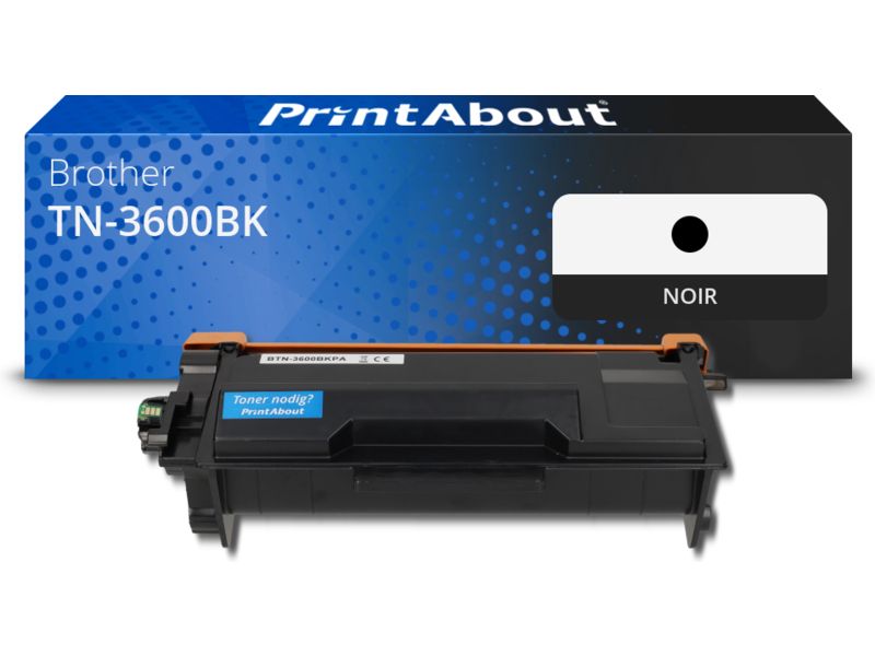 Toner compatible Brother TN-3600BK - Noir