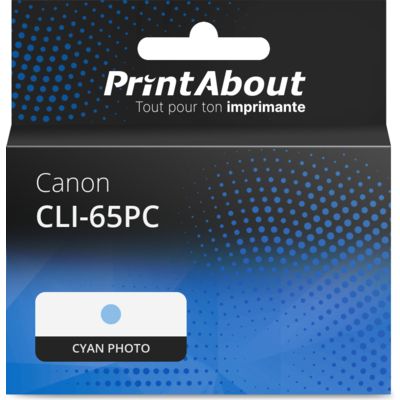 Cartouche compatible Canon CLI-65PC - Cyan photo