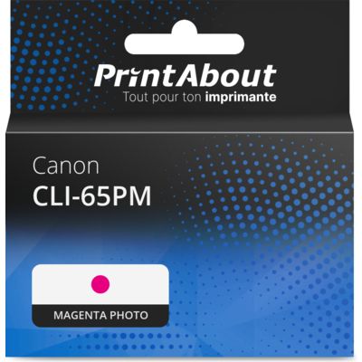 Cartouche compatible Canon CLI-65PM - Magenta photo
