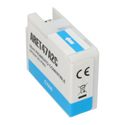 Cartouche compatible Epson T47A2 - Cyan