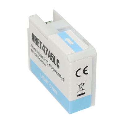 Cartouche compatible Epson T47A5 - Cyan clair
