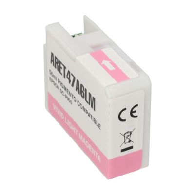Cartouche compatible Epson T47A6 - Magenta clair vif