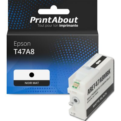 Cartouche compatible Epson T47A8 - Noir mat