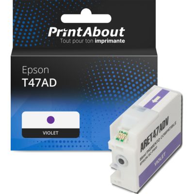 Cartouche compatible Epson T47AD - Violet