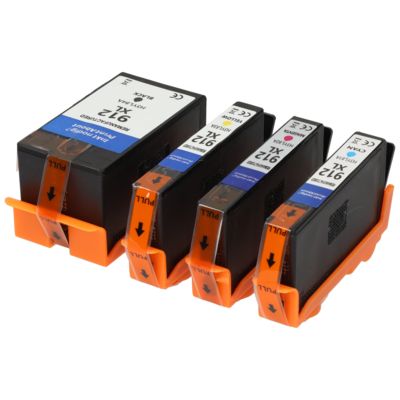 Cartouche compatible HP 912 (3YL77/78/79/80AE) - 4 couleurs - Multipack