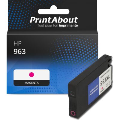 Cartouche compatible HP 963 (3JA24AE) - Magenta
