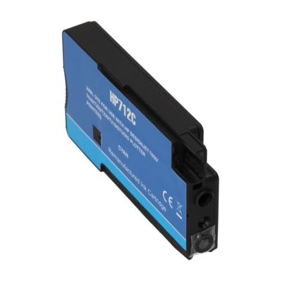 Cartouche compatible HP 712 (3ED67A) - Cyan