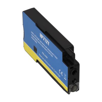 Cartouche compatible HP 712 (3ED69A) - Jaune