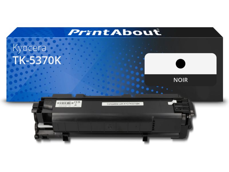 Toner compatible Kyocera TK-5370K - Noir