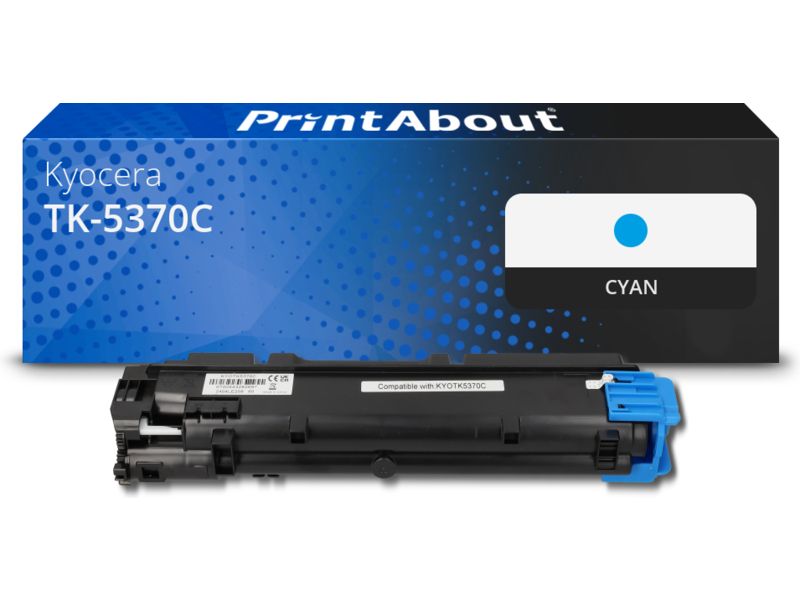 Toner compatible Kyocera TK-5370C - Cyan