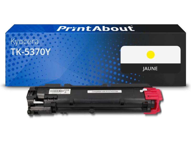 Toner compatible Kyocera TK-5370Y - Jaune
