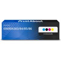 Toner compatible Xerox 006R04383/84/85/86 - 4 couleurs - Multipack