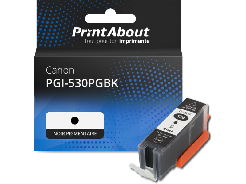 Cartouche compatible Canon PGI-530PGBK - Noir pigmentaire