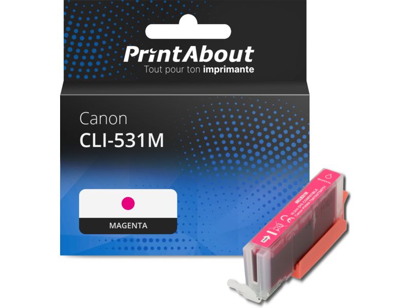 Cartouche compatible Canon CLI-531M - Magenta