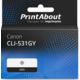 Cartouche compatible Canon CLI-531GY - Gris