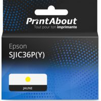 Cartouche compatible Epson SJIC36P(Y) - Jaune