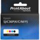 Cartouche compatible Epson SJIC36P(K/C/M/Y) - 4 couleurs - Multipack