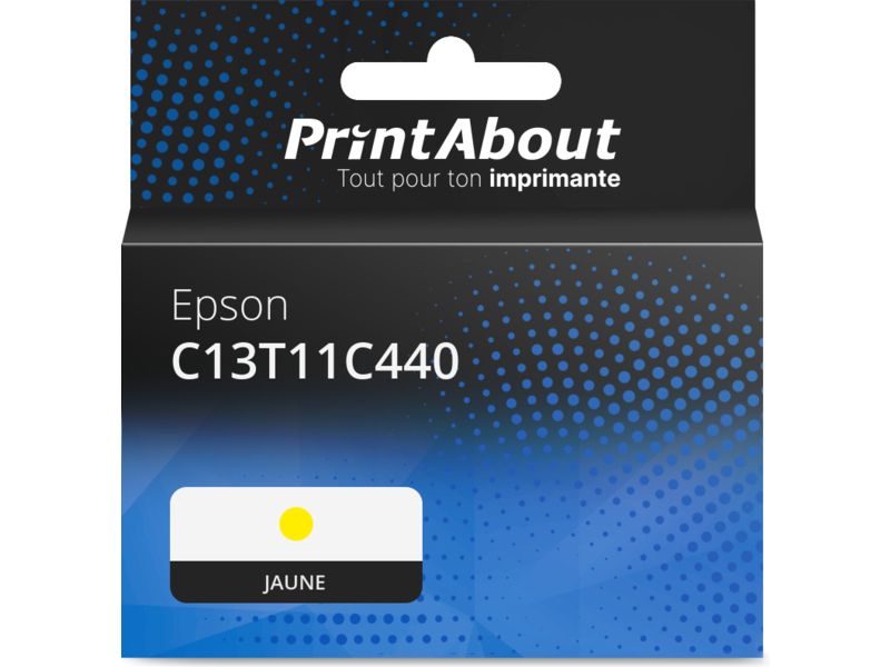 Cartouche compatible Epson C13T11C440 - Jaune