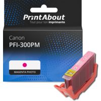 Cartouche compatible Canon PFI-300PM - Magenta photo