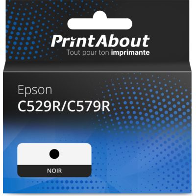 Cartouche compatible Epson C529R/C579R  (T01D100) - Noir - Très grande capacité