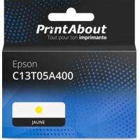 Cartouche compatible Epson C13T05A400 - Jaune - Grande capacité