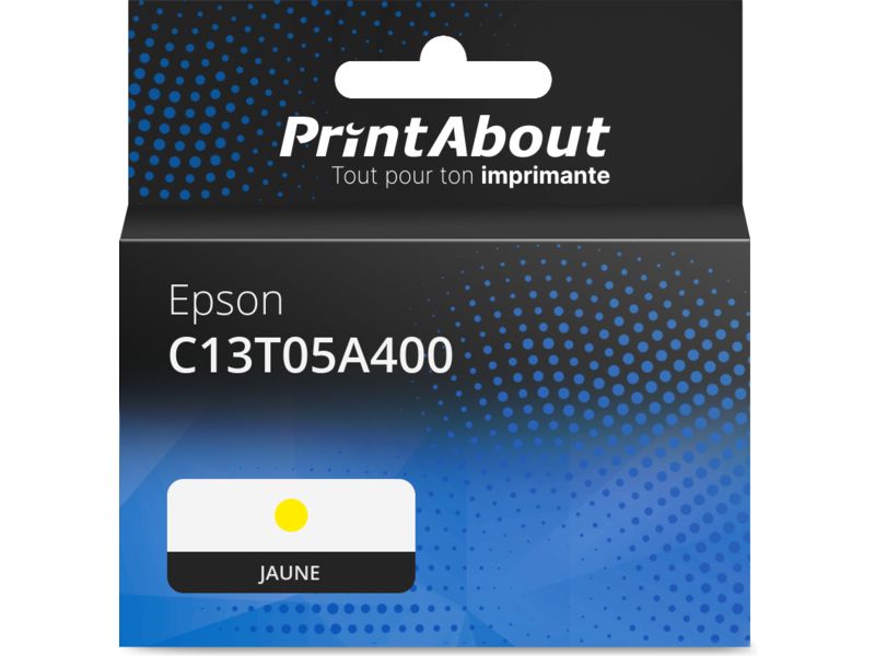 Cartouche compatible Epson C13T05A400 - Jaune - Grande capacité