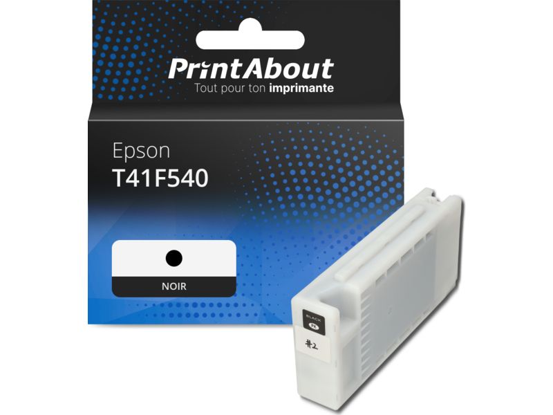 Cartouche compatible Epson T41F540 - Noir - Grande capacité