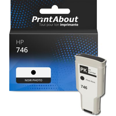 Cartouche compatible HP 746 (P2V82A) - Noir photo