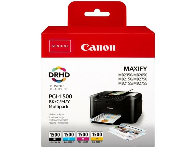Canon PGI-1500 - 4 couleurs - Cartouche d'encre - Multipack