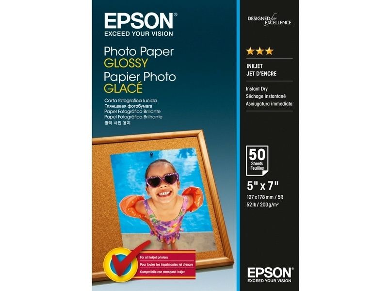 Epson S042545 (13 x 18) Photo Paper Glossy (50 vel) - Papier photo