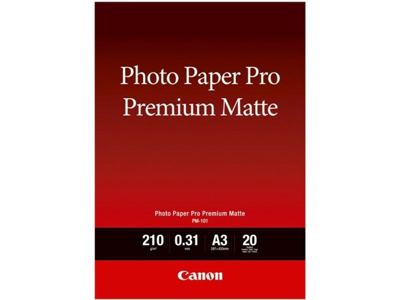 Canon PM-101 Premium Matte paper A3 (20 vel) - Papier photo
