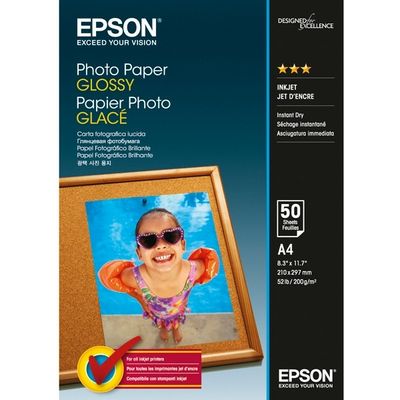 Epson S042539 Glossy Photo Paper A4 (50 vel) - Papier photo