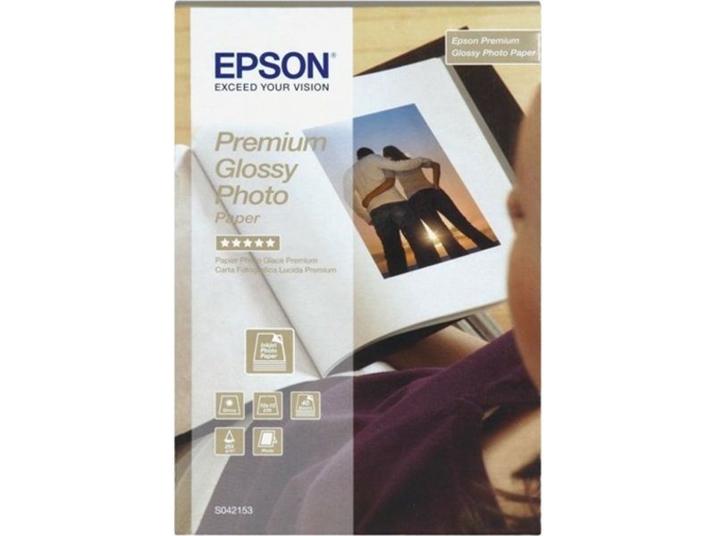 Epson S042153 Premium Glossy Photo Paper 10 x 15 (40 vel) - Papier photo