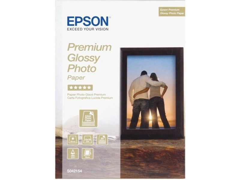 Epson S042154 Premium Glossy Photo Paper 13 x 18 (30 vel) - Papier photo