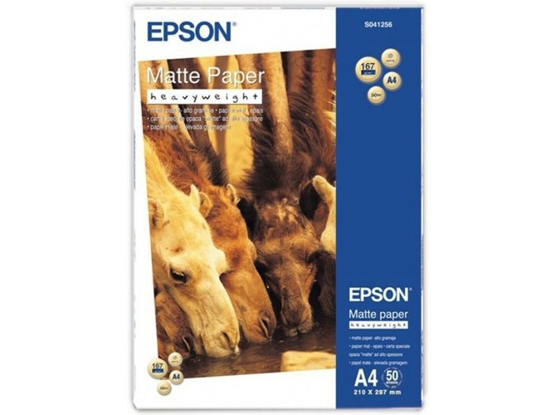 Epson S041256 Matte Paper Heavy Weight A4 (50 vel) - Papier photo