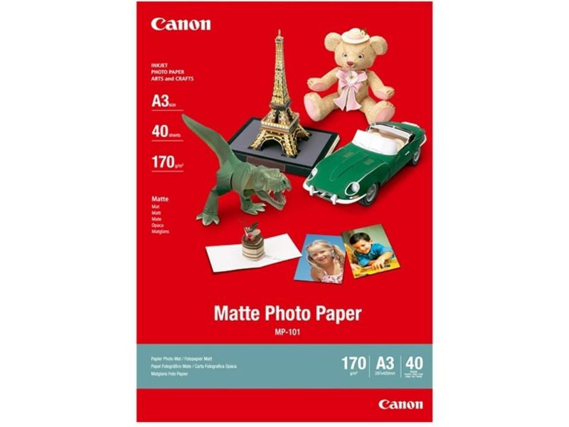 Canon MP-101 Matte Photo Paper A3 (40 vel) - Papier photo