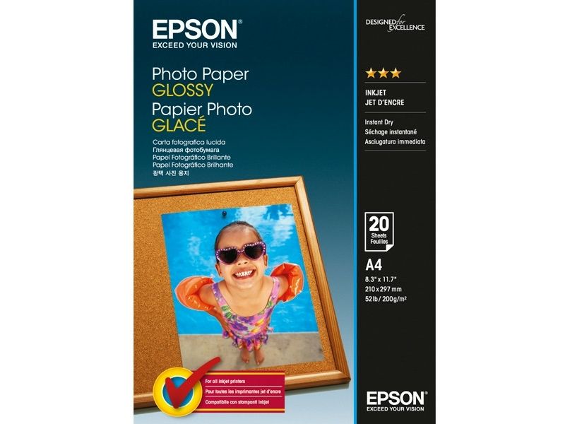 Epson S0425358 Glossy A4 (20 vel) - Papier photo
