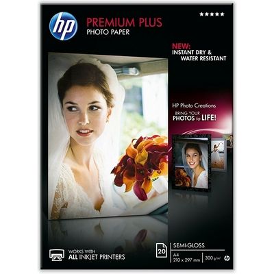 HP CR673A Premium Plus Zijdeglans A4 (20 vel) - Papier photo