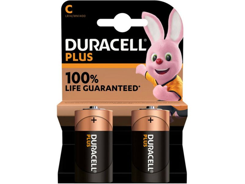 Duracell Plus C MN1400 2 stuks - Piles